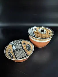 Coupe et écuelle Perse, site de Nishapoor, XI ème siècle